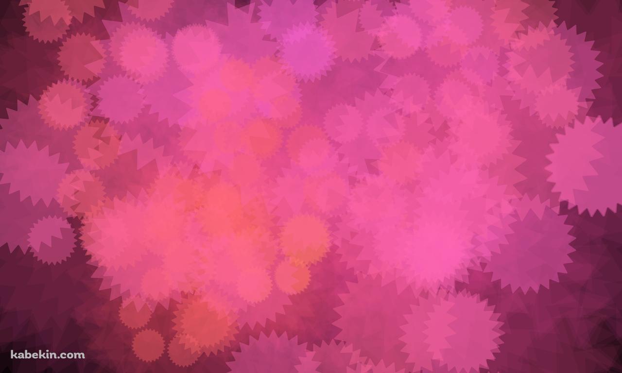 ギザギザのピンクのパターンの壁紙(1280px x 768px) 高画質 PC・デスクトップ用