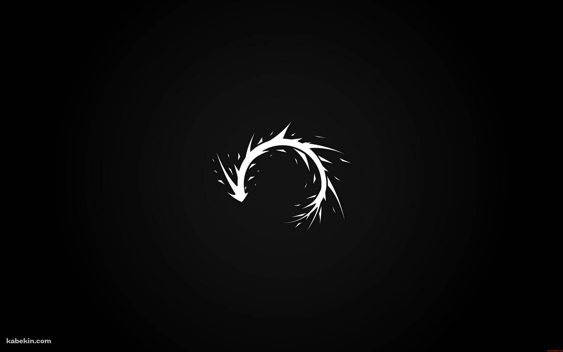 黒と白のアブストラクトの壁紙(1920px x 1200px) 高画質 PC・デスクトップ用