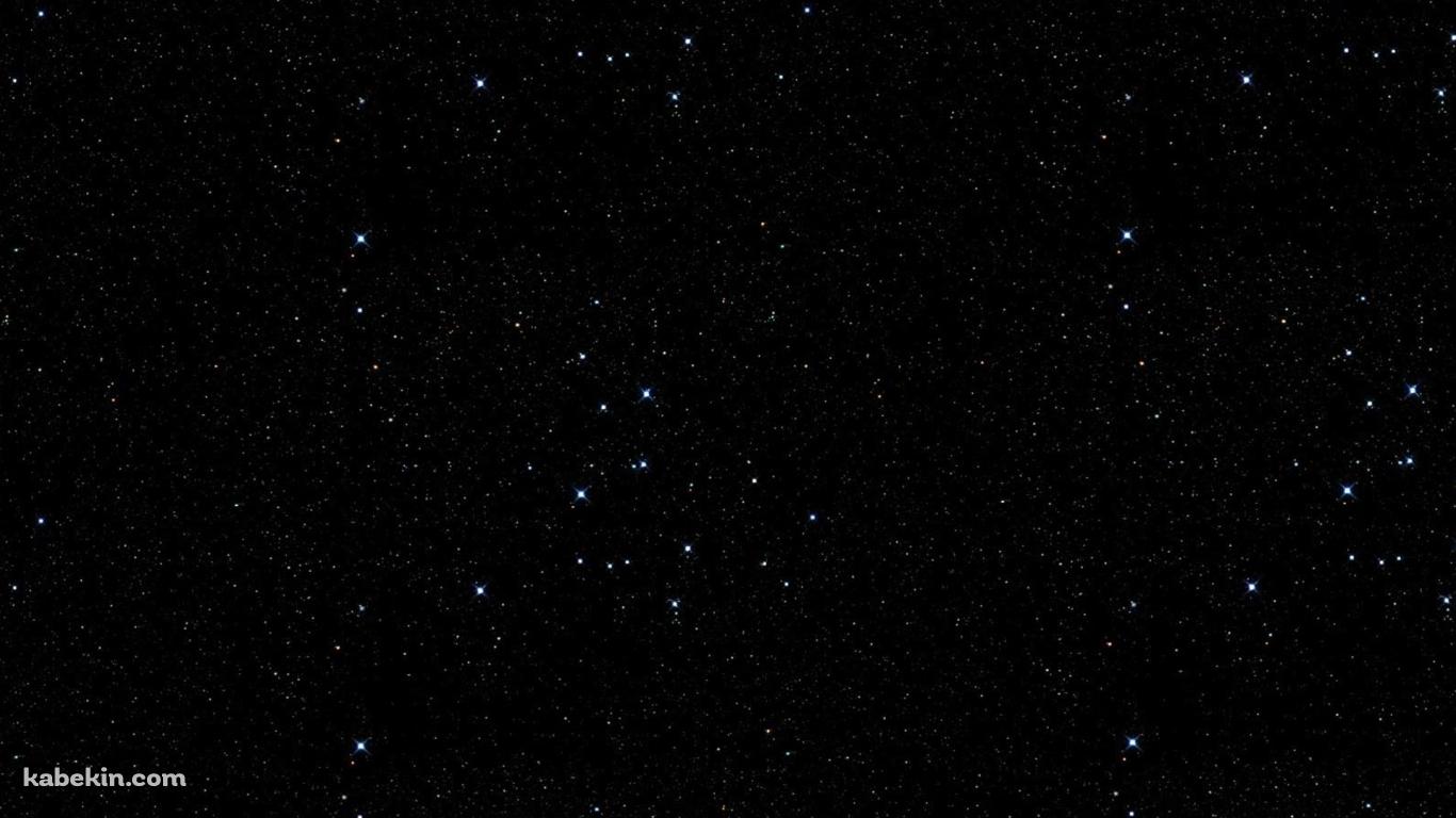キラキラの星空の壁紙(1366px x 768px) 高画質 PC・デスクトップ用
