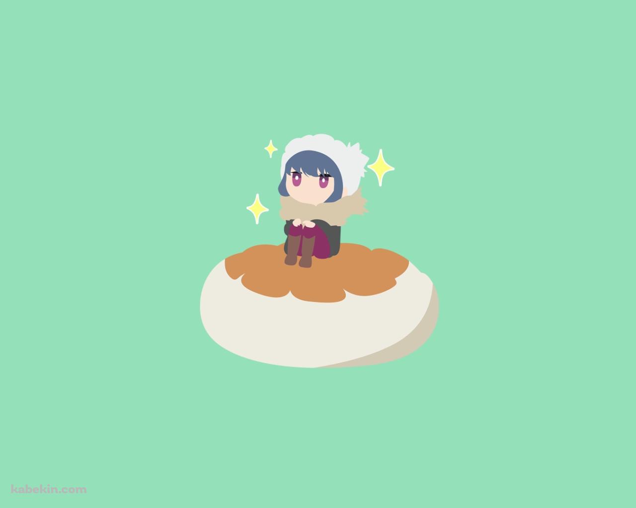 ゆるキャン かわいい志摩リンの壁紙(1280px x 1024px) 高画質 PC・デスクトップ用