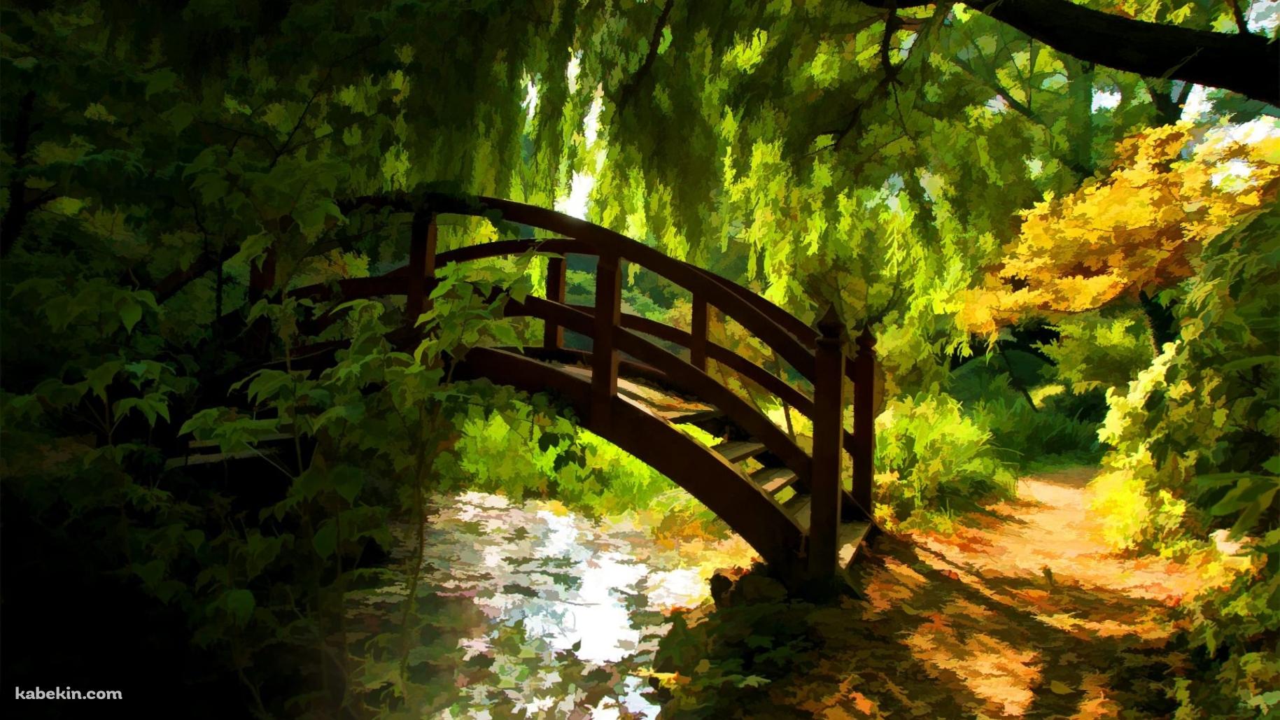 山中の架け橋の壁紙(1829px x 1029px) 高画質 PC・デスクトップ用