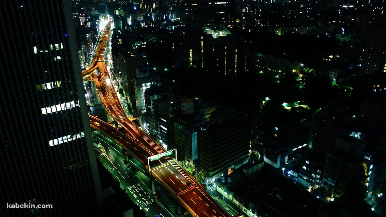 東京の夜の壁紙(1280px x 720px) 高画質 PC・デスクトップ用