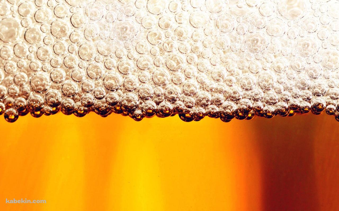 ビール一杯のの泡の壁紙(1280px x 800px) 高画質 PC・デスクトップ用