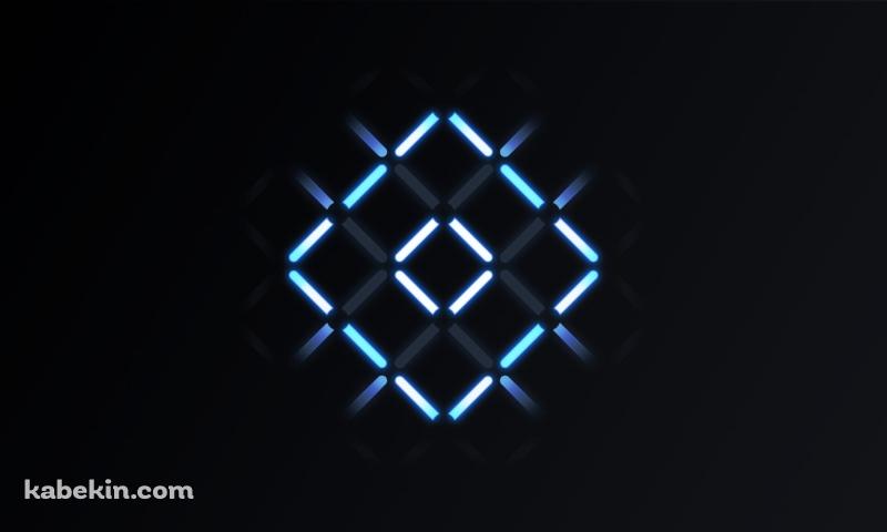 青い蛍光灯の光の壁紙(800px x 480px) 高画質 PC・デスクトップ用