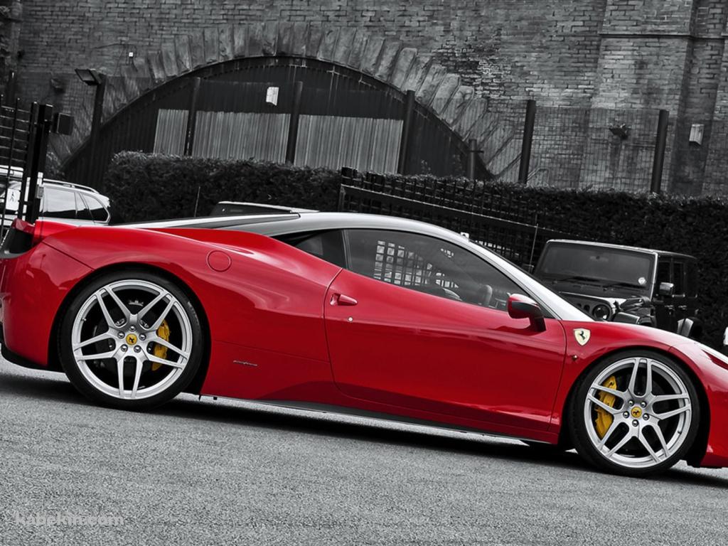 フェラーリ 458 赤の壁紙(1024px x 768px) 高画質 PC・デスクトップ用