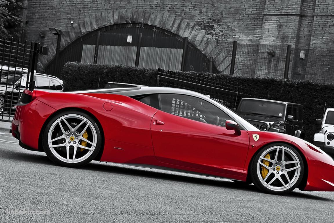 フェラーリ 458 赤の壁紙(1152px x 768px) 高画質 PC・デスクトップ用