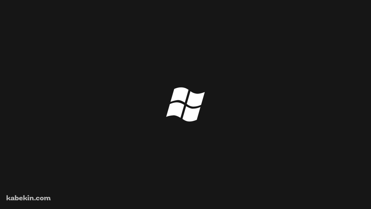 Black Windowsの壁紙(1280px x 720px) 高画質 PC・デスクトップ用