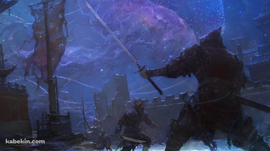 武士 侍 剣士の壁紙(1051px x 591px) 高画質 PC・デスクトップ用