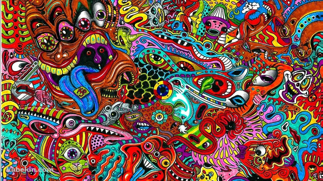 サイケデリック・アートの壁紙(1051px x 591px) 高画質 PC・デスクトップ用