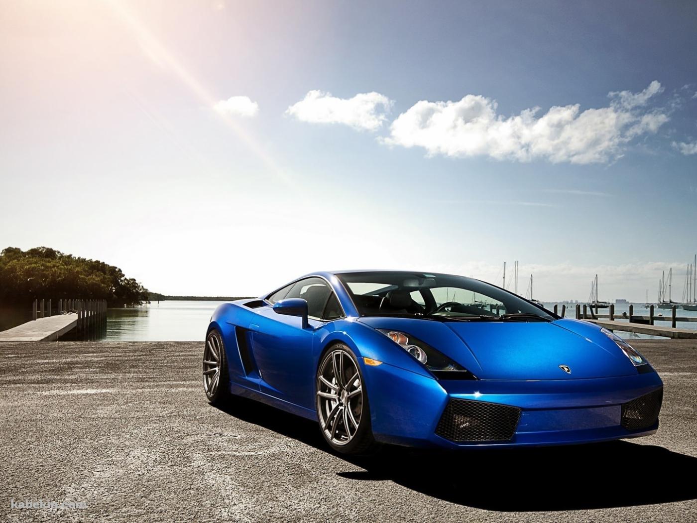 Blue Lamborghini Gallardoの壁紙(1400px x 1050px) 高画質 PC・デスクトップ用