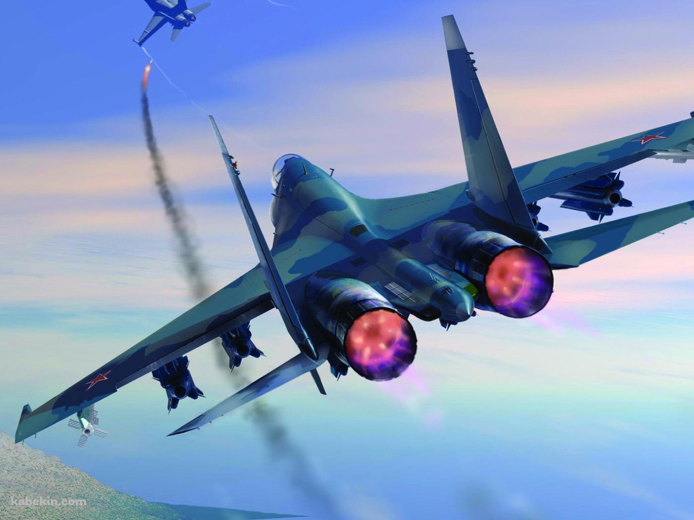 戦闘機 噴射の壁紙(1400px x 1050px) 高画質 PC・デスクトップ用
