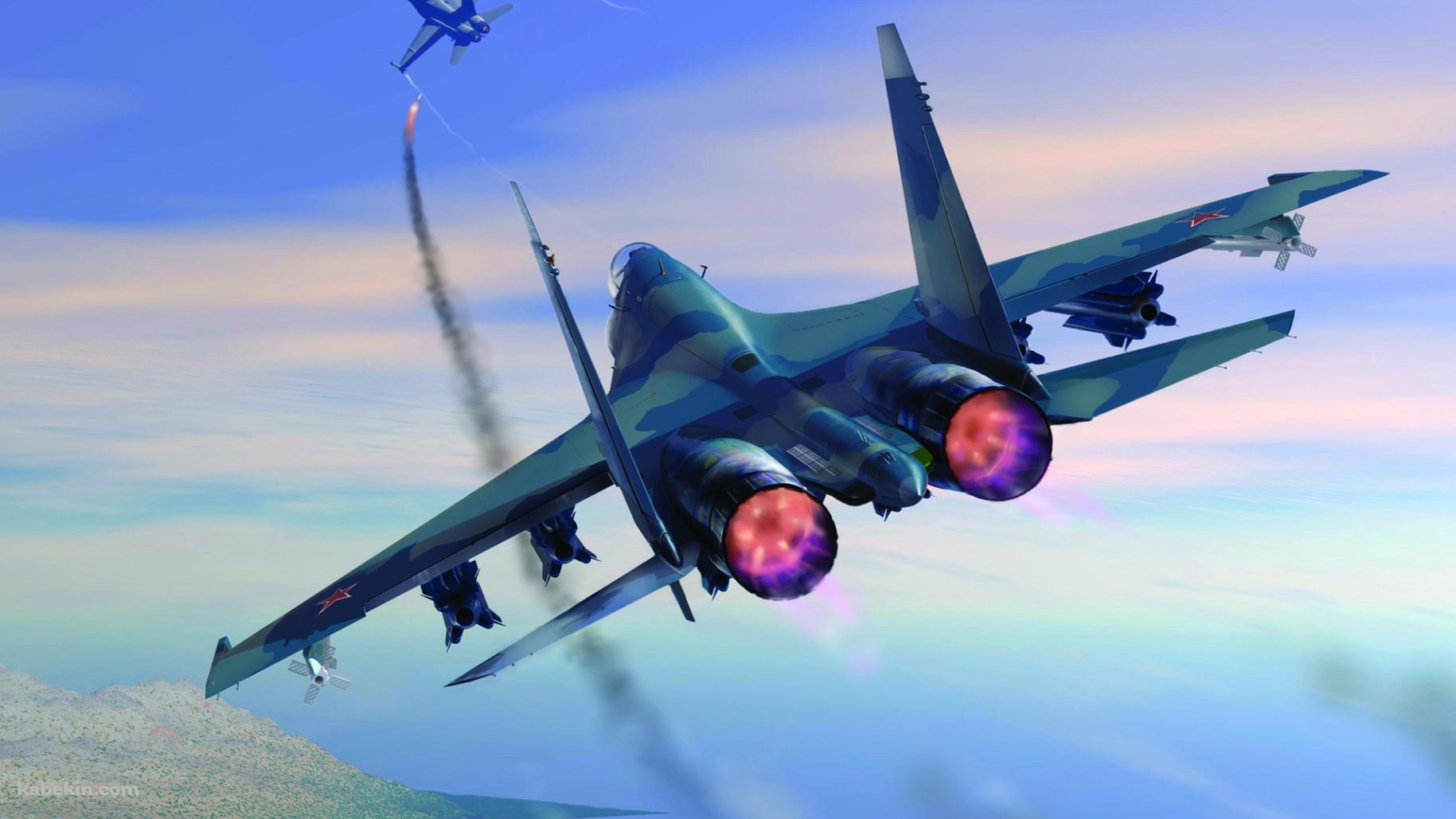 戦闘機 噴射の壁紙(1829px x 1029px) 高画質 PC・デスクトップ用