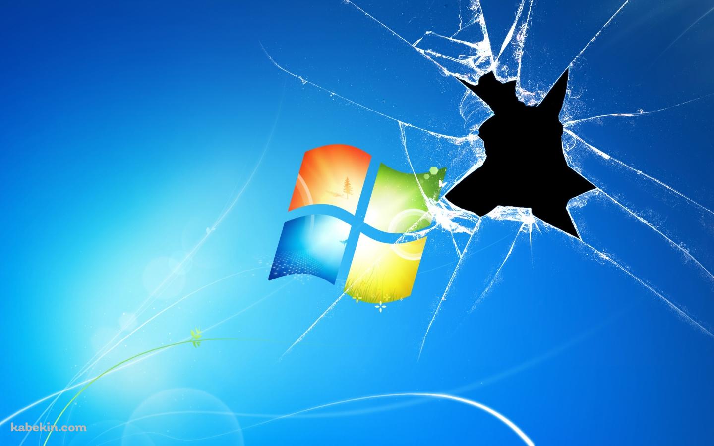 割れたWindows デスクトップの壁紙(1440px x 900px) 高画質 PC・デスクトップ用