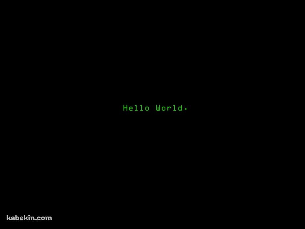 Hello World.の壁紙(1024px x 768px) 高画質 PC・デスクトップ用
