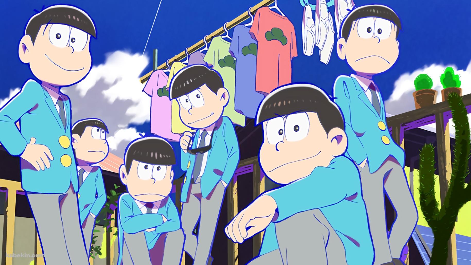 おそ松さん 青の壁紙(1829px x 1029px) 高画質 PC・デスクトップ用
