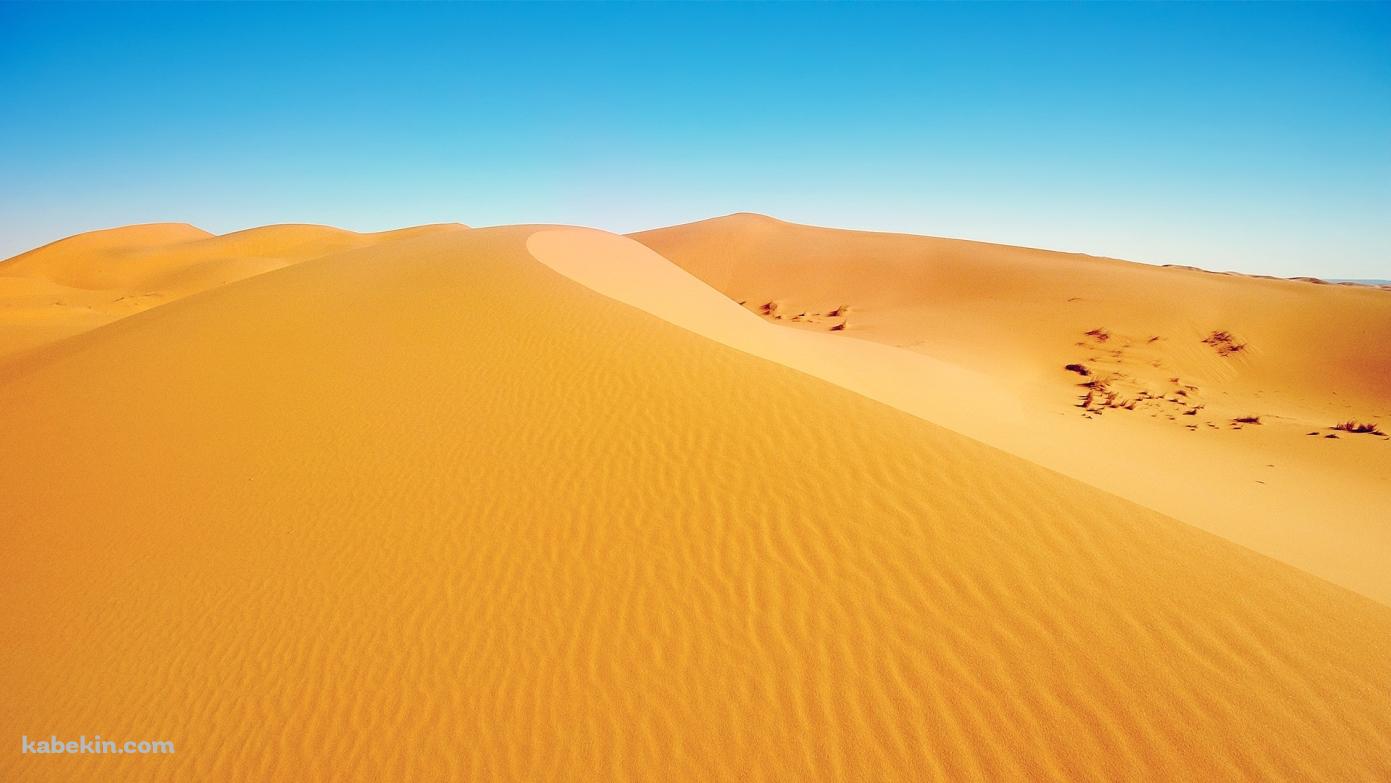 アフリカの砂漠の壁紙(1391px x 783px) 高画質 PC・デスクトップ用
