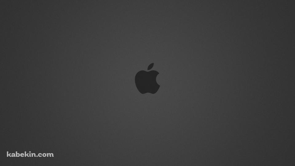 カーボングレー Apple ロゴの壁紙(960px x 540px) 高画質 PC・デスクトップ用