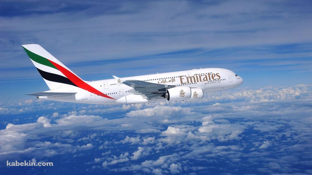 emirates エアバスの壁紙(1024px x 576px) 高画質 PC・デスクトップ用