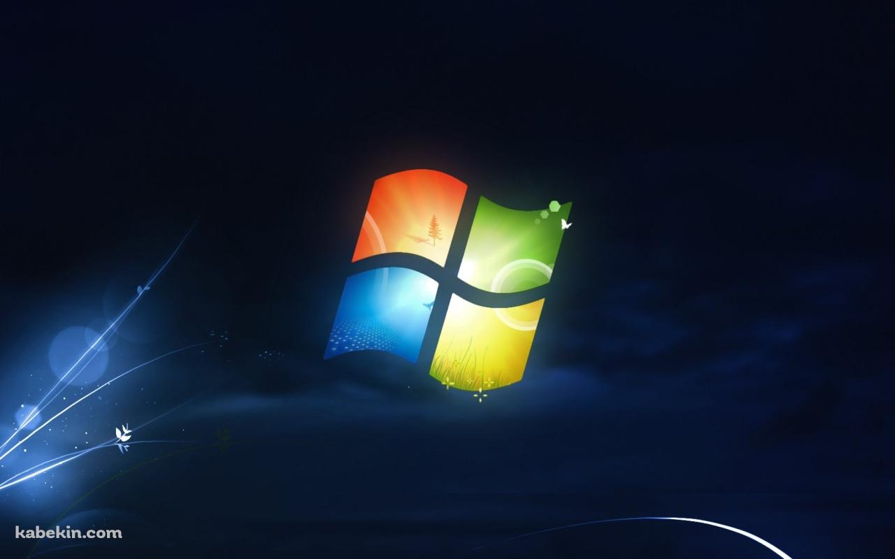 ダークブルー Windowsロゴの壁紙(1280px x 800px) 高画質 PC・デスクトップ用
