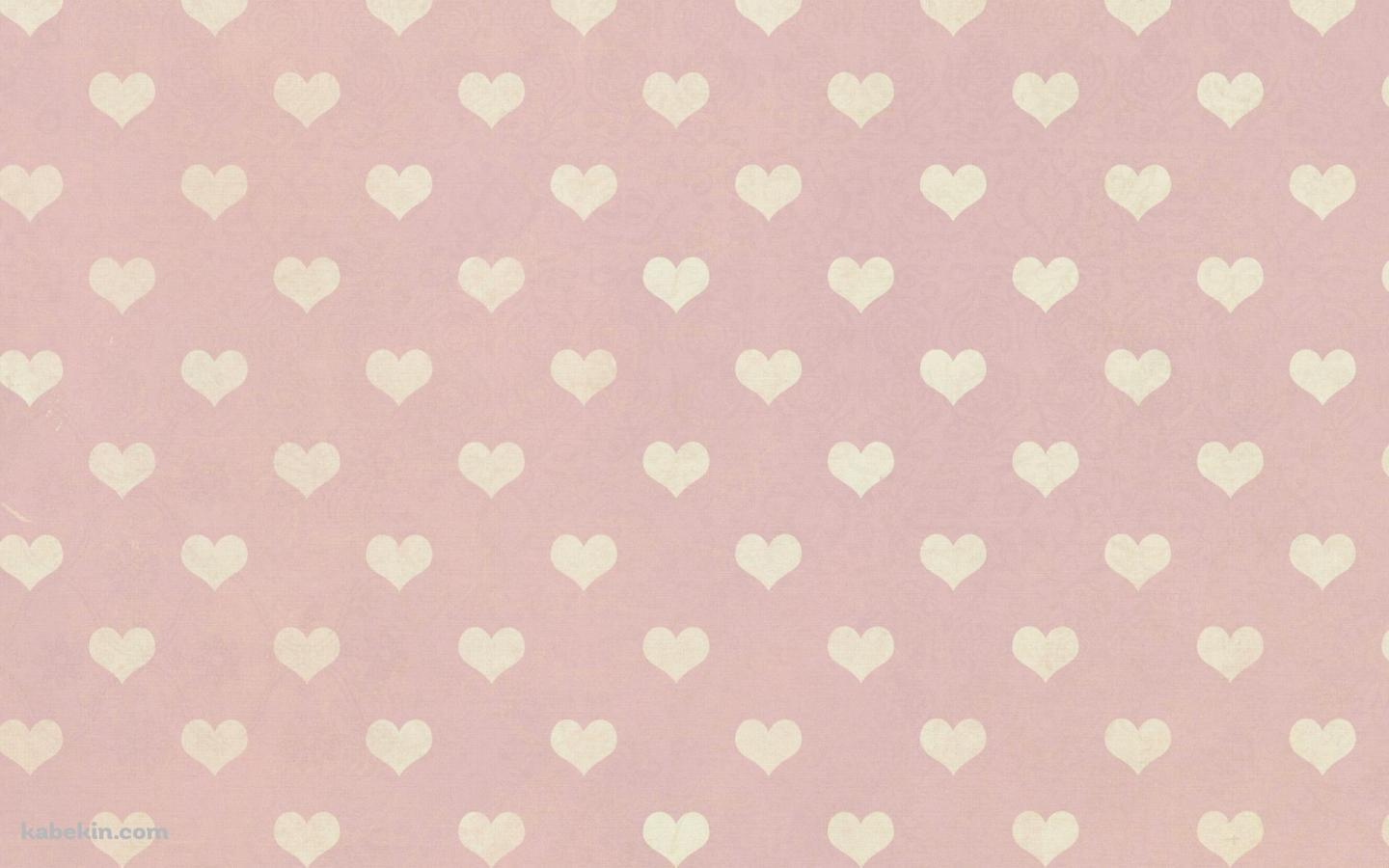 ピンクのハート パターンの壁紙(1440px x 900px) 高画質 PC・デスクトップ用