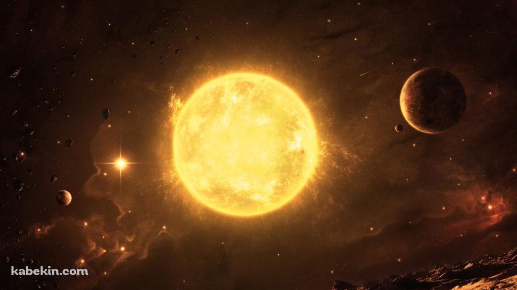 太陽 SUNの壁紙(1024px x 576px) 高画質 PC・デスクトップ用