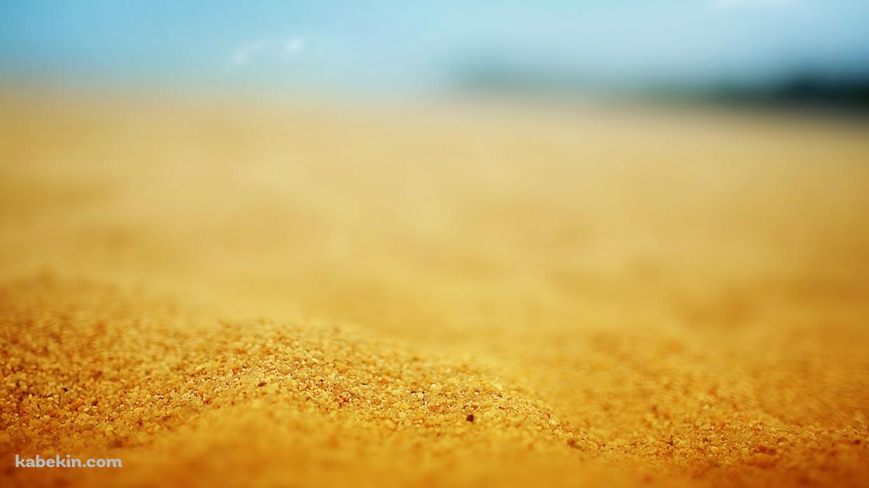 黄色い砂の壁紙(1242px x 698px) 高画質 PC・デスクトップ用
