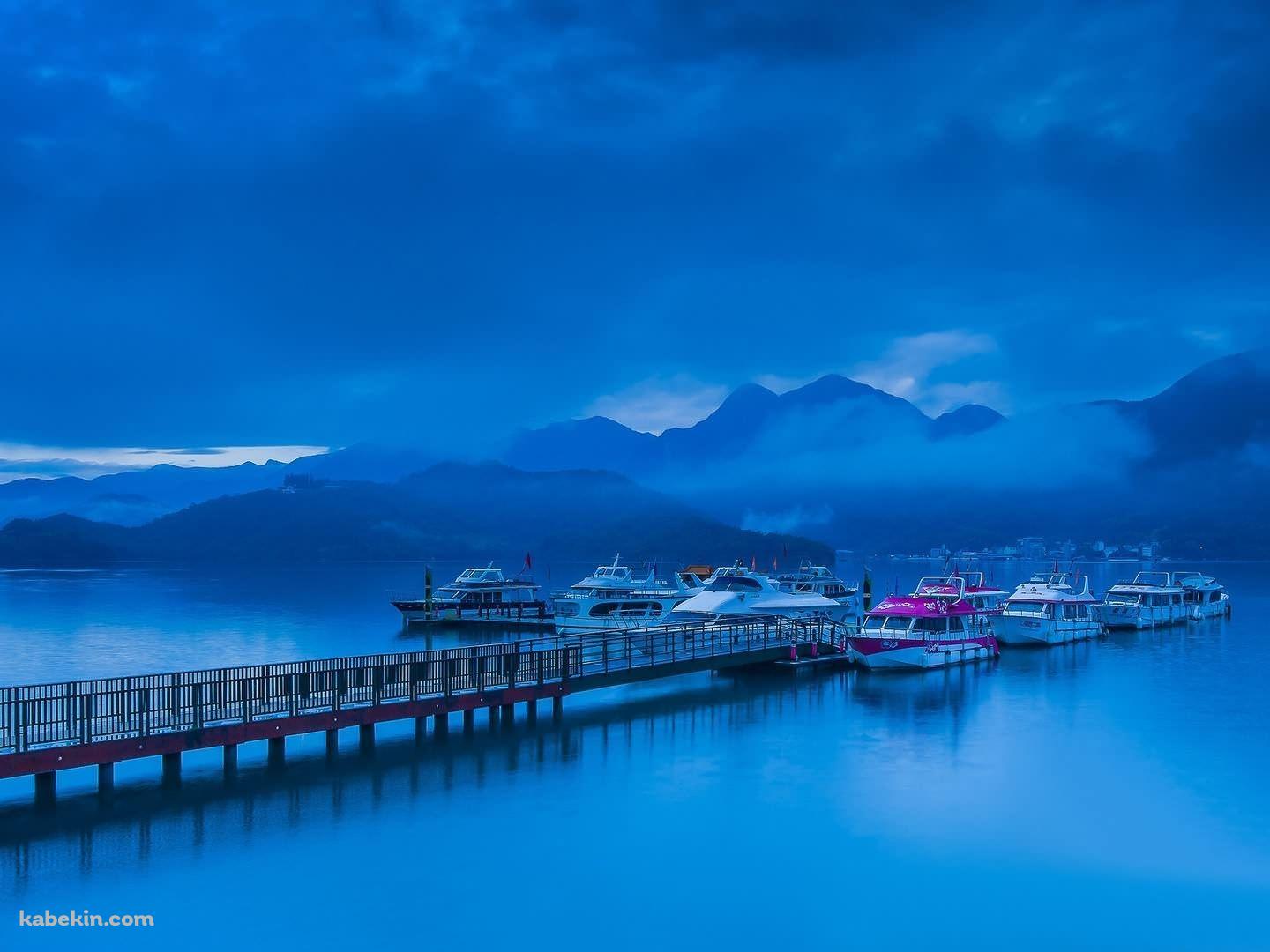青い港の壁紙(1440px x 1080px) 高画質 PC・デスクトップ用