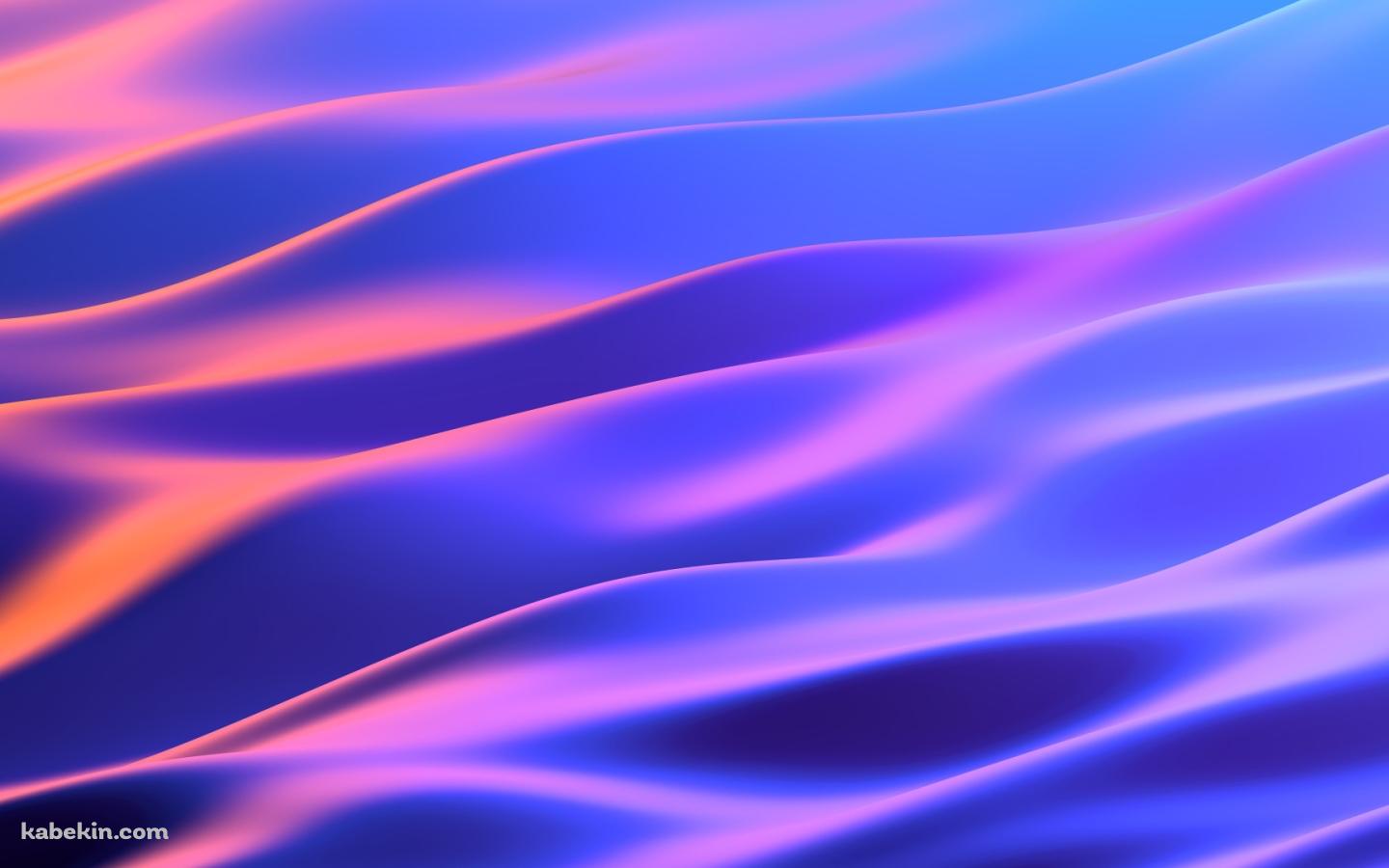 綺麗な紫の波打つテクスチャーの壁紙(1440px x 900px) 高画質 PC・デスクトップ用