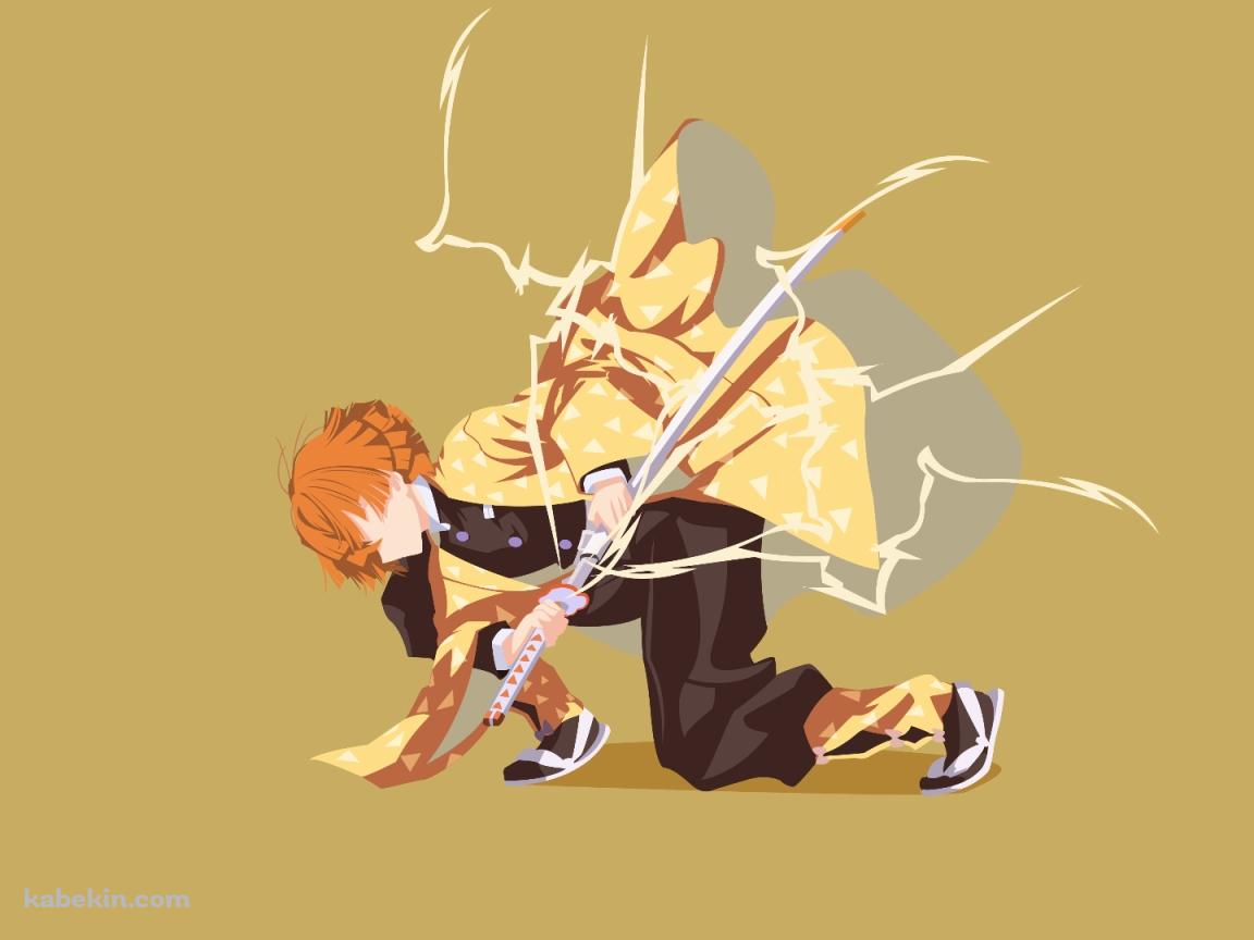 漫画「鬼滅の刃」我妻 善逸 雷の呼吸の壁紙(1152px x 864px) 高画質 PC・デスクトップ用