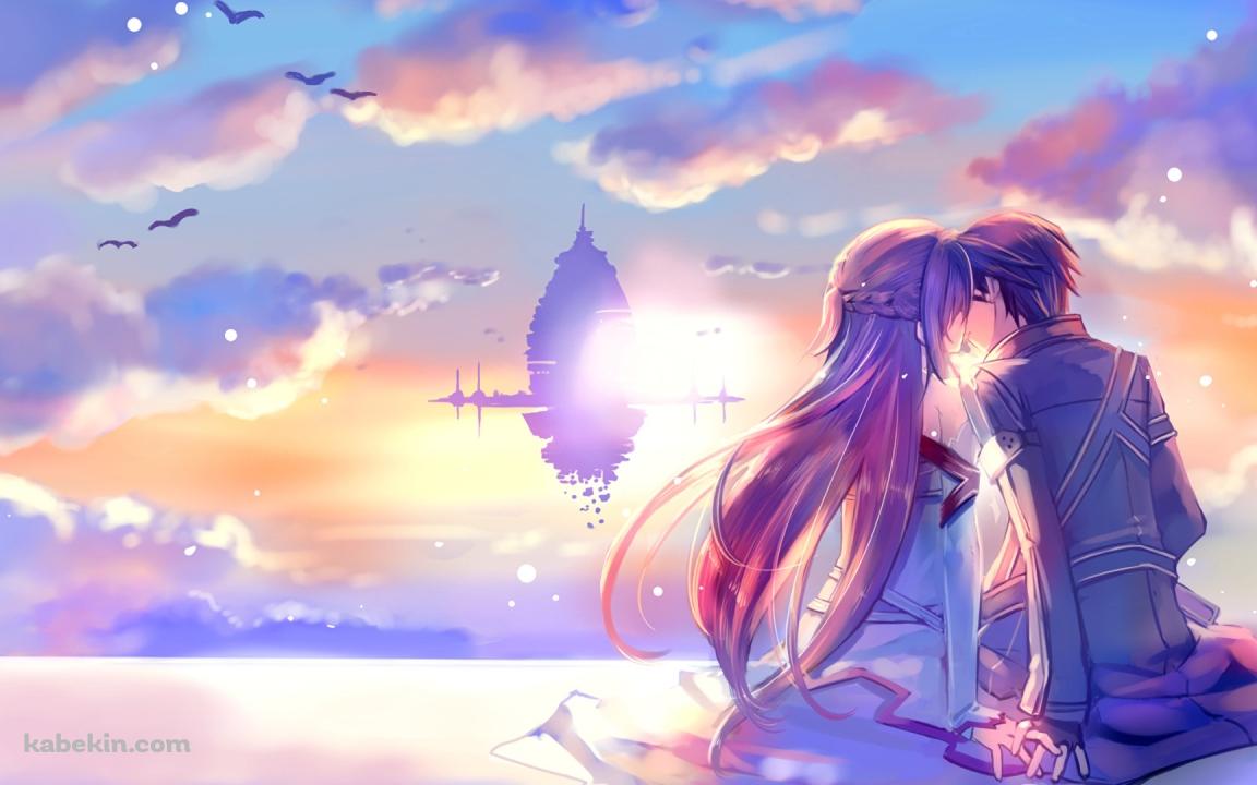 ソード アート オンライン キスの壁紙(1152px x 720px) 高画質 PC・デスクトップ用