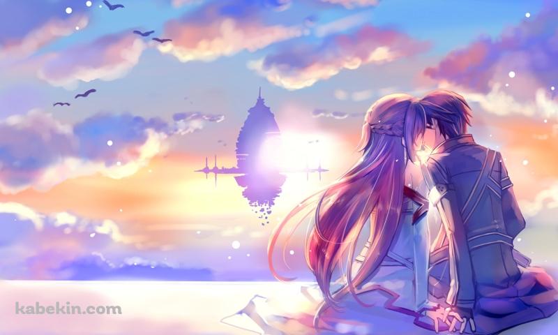 ソード アート オンライン キスの壁紙(800px x 480px) 高画質 PC・デスクトップ用