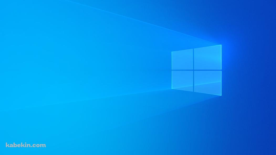 青いWindows ロゴ 綺麗 シンプルの壁紙(1051px x 591px) 高画質 PC・デスクトップ用