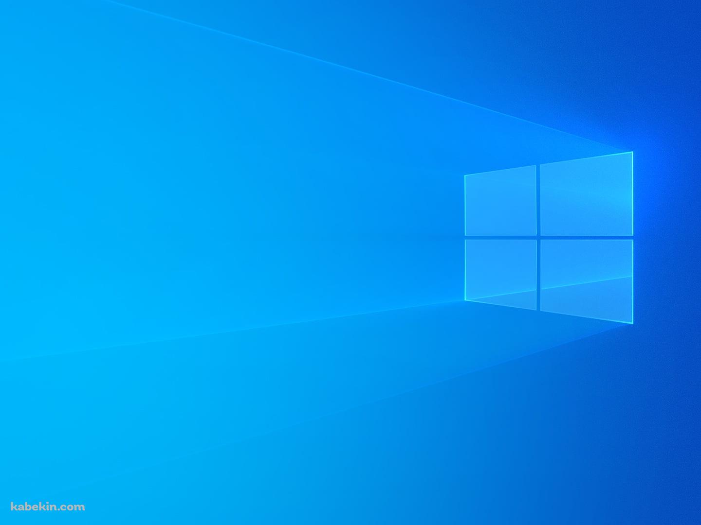 青いWindows ロゴ 綺麗 シンプルの壁紙(1440px x 1080px) 高画質 PC・デスクトップ用