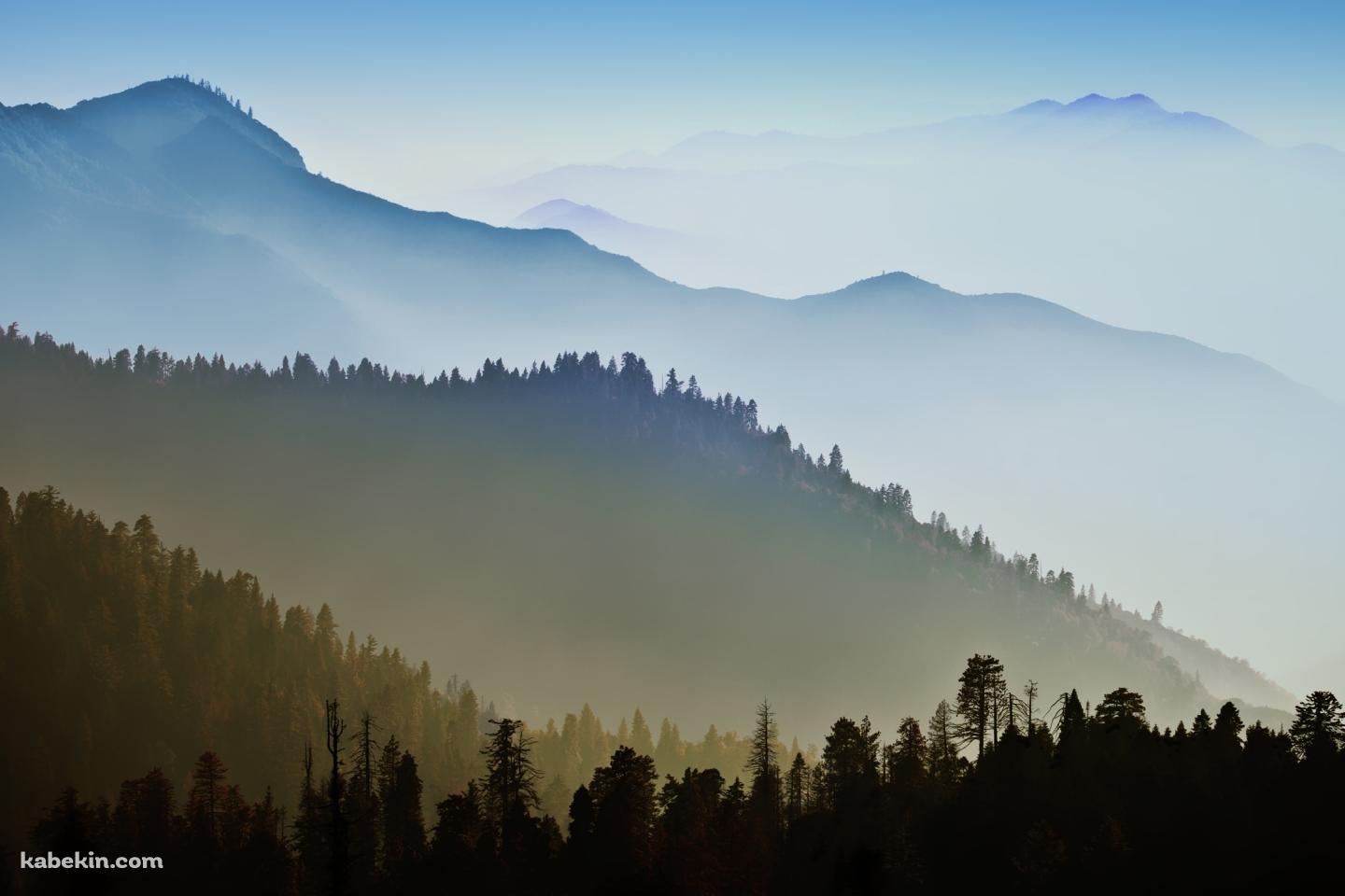 連なる山々の壁紙(1440px x 960px) 高画質 PC・デスクトップ用