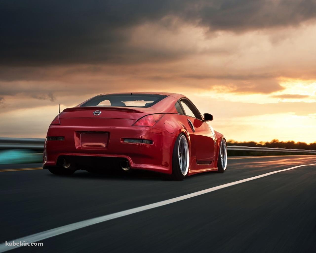 赤のニッサン車の壁紙(1280px x 1024px) 高画質 PC・デスクトップ用