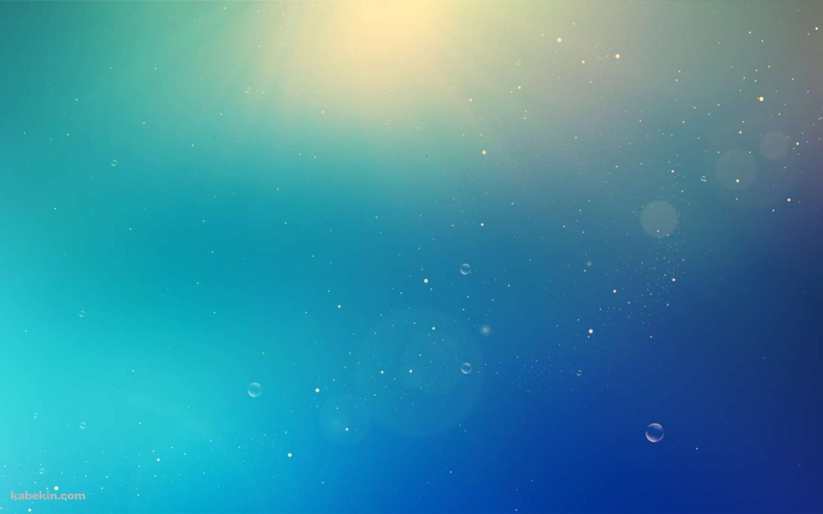 青と水泡の壁紙(1680px x 1050px) 高画質 PC・デスクトップ用