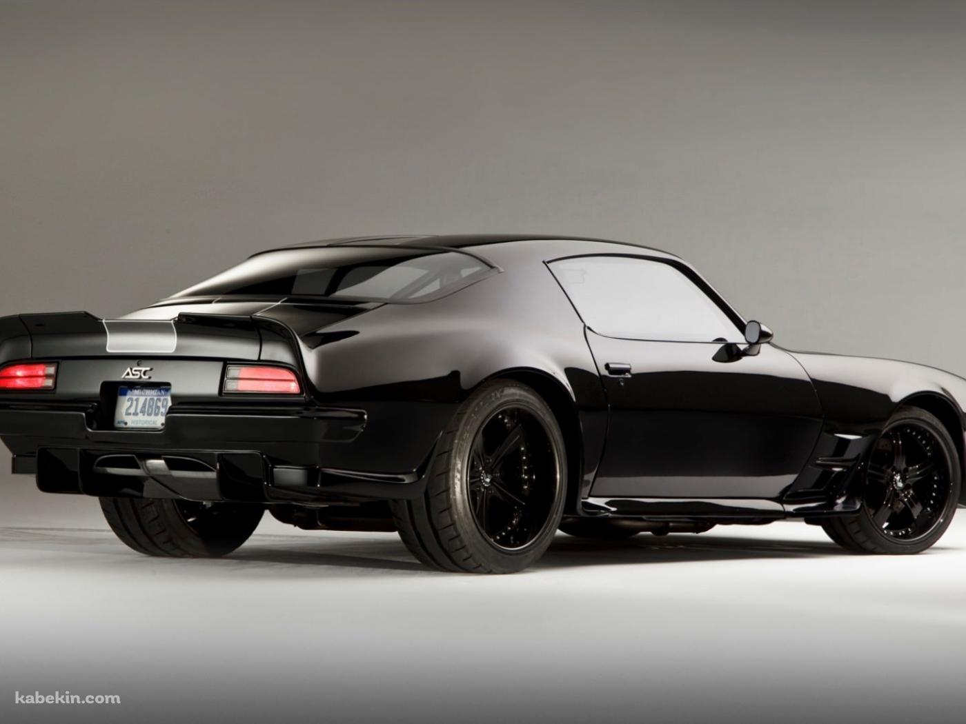 黒のスポーツカーの背面の壁紙(1400px x 1050px) 高画質 PC・デスクトップ用