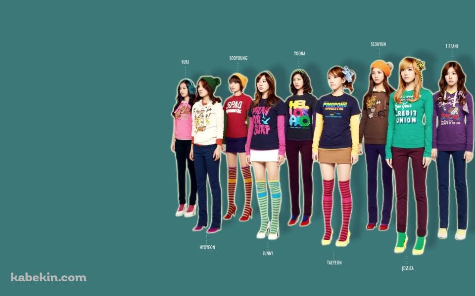少女時代 SNSD 緑の壁紙(960px x 600px) 高画質 PC・デスクトップ用