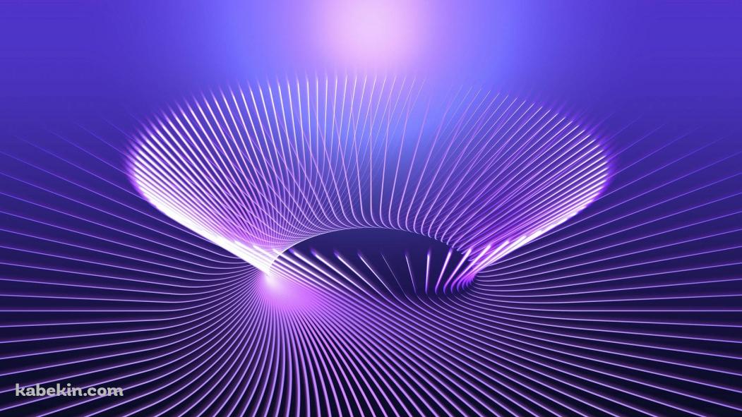 紫のフラクタルの壁紙(1051px x 591px) 高画質 PC・デスクトップ用