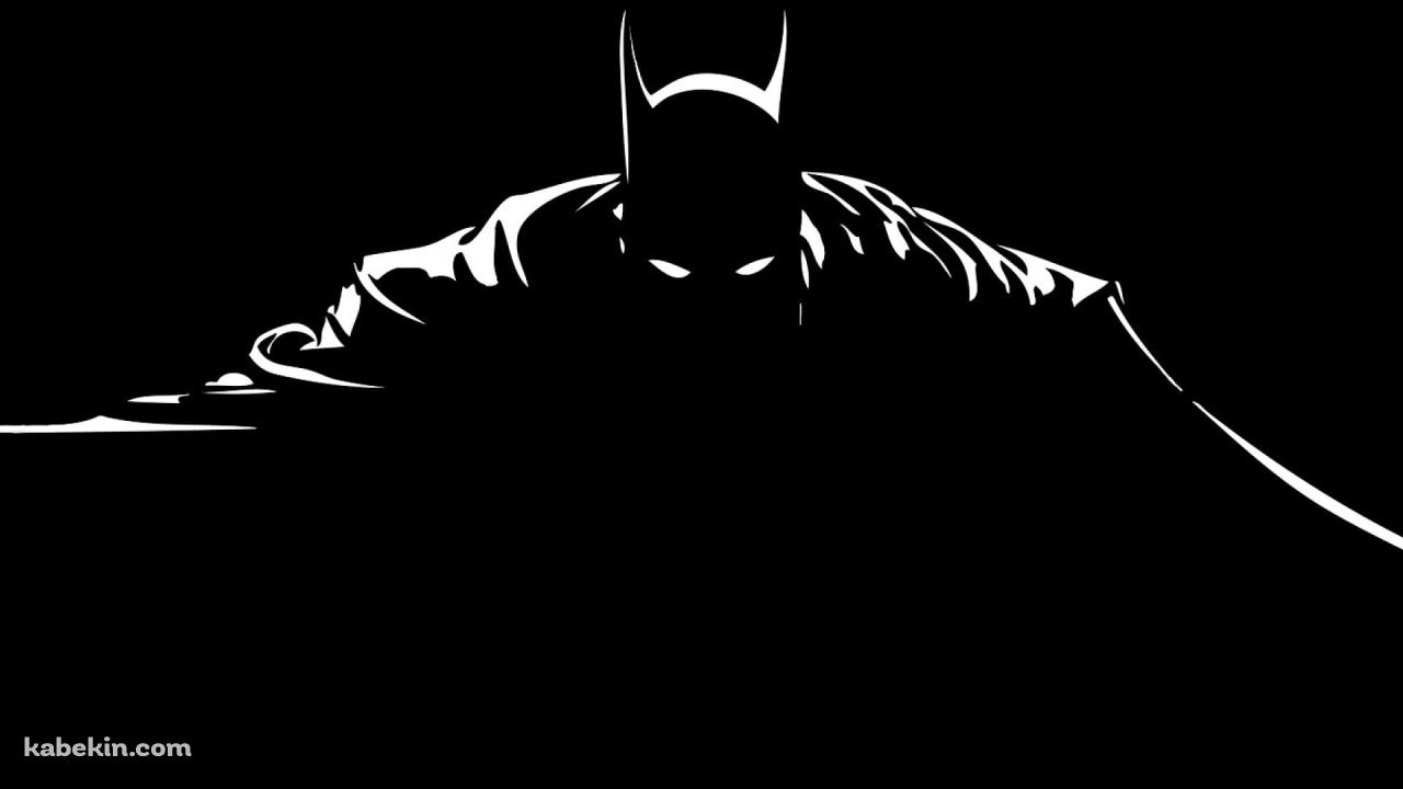 黒いバットマン シンプルの壁紙(1280px x 720px) 高画質 PC・デスクトップ用