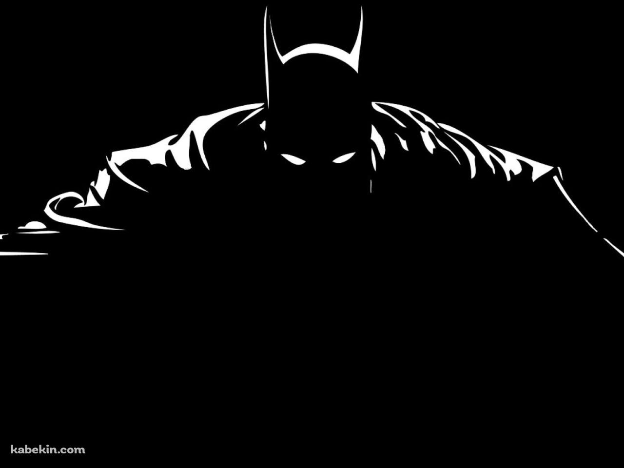 黒いバットマン シンプルの壁紙(1280px x 960px) 高画質 PC・デスクトップ用