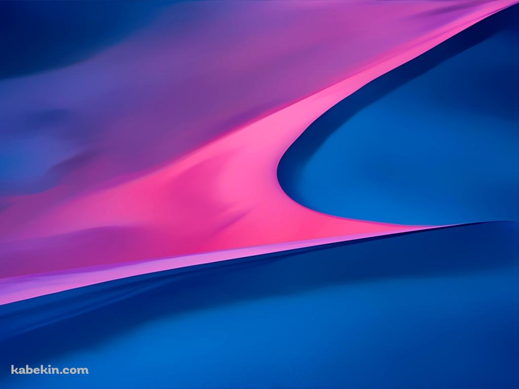ピンクと青の交わりの壁紙(1024px x 768px) 高画質 PC・デスクトップ用