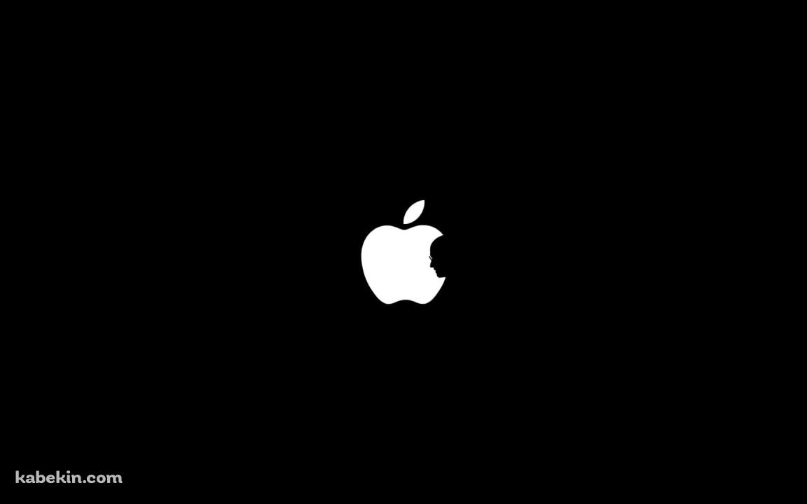 Apple ロゴ スティーブ・ジョブズの壁紙(1152px x 720px) 高画質 PC・デスクトップ用