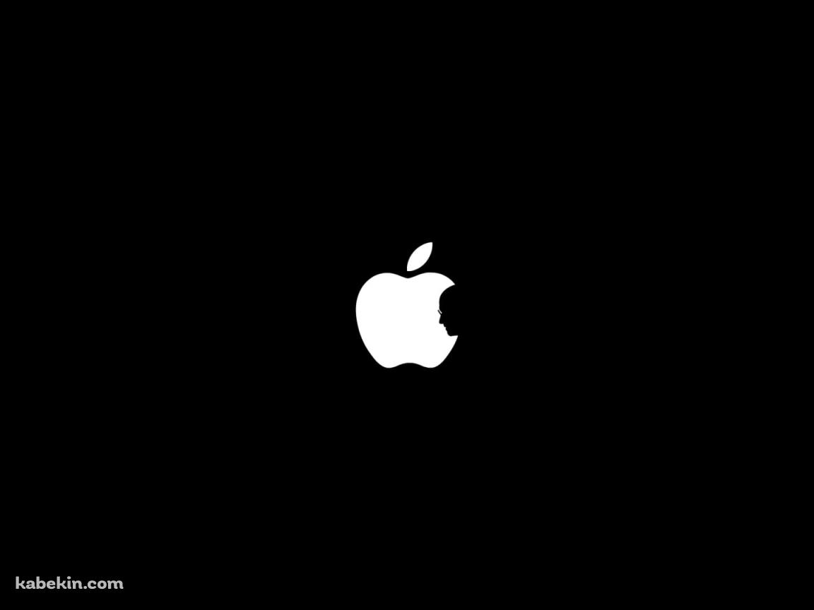 Apple ロゴ スティーブ・ジョブズの壁紙(1152px x 864px) 高画質 PC・デスクトップ用