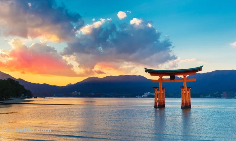 厳島神社 絶景の壁紙(800px x 480px) 高画質 PC・デスクトップ用