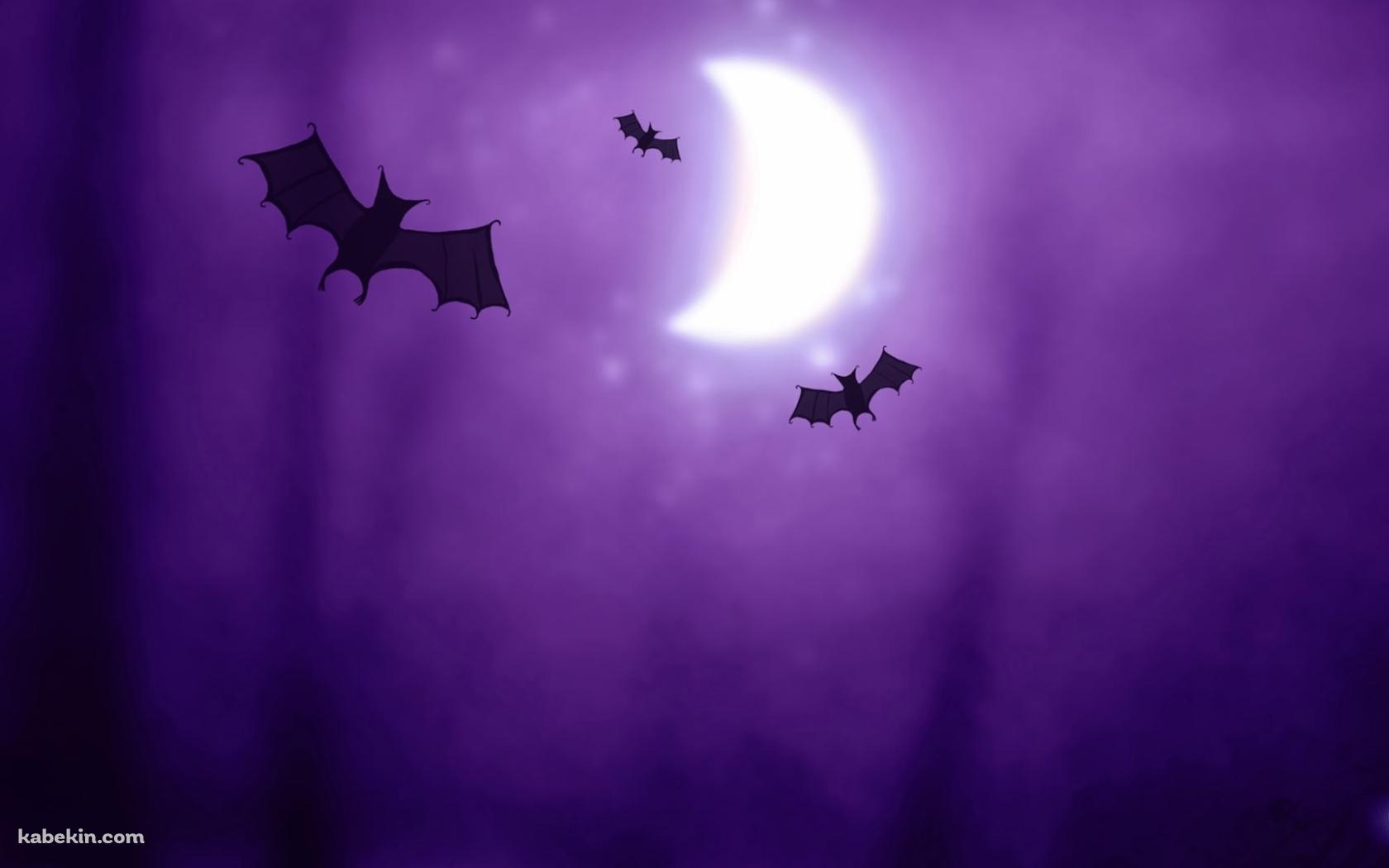 コウモリのイラストの壁紙(1680px x 1050px) 高画質 PC・デスクトップ用