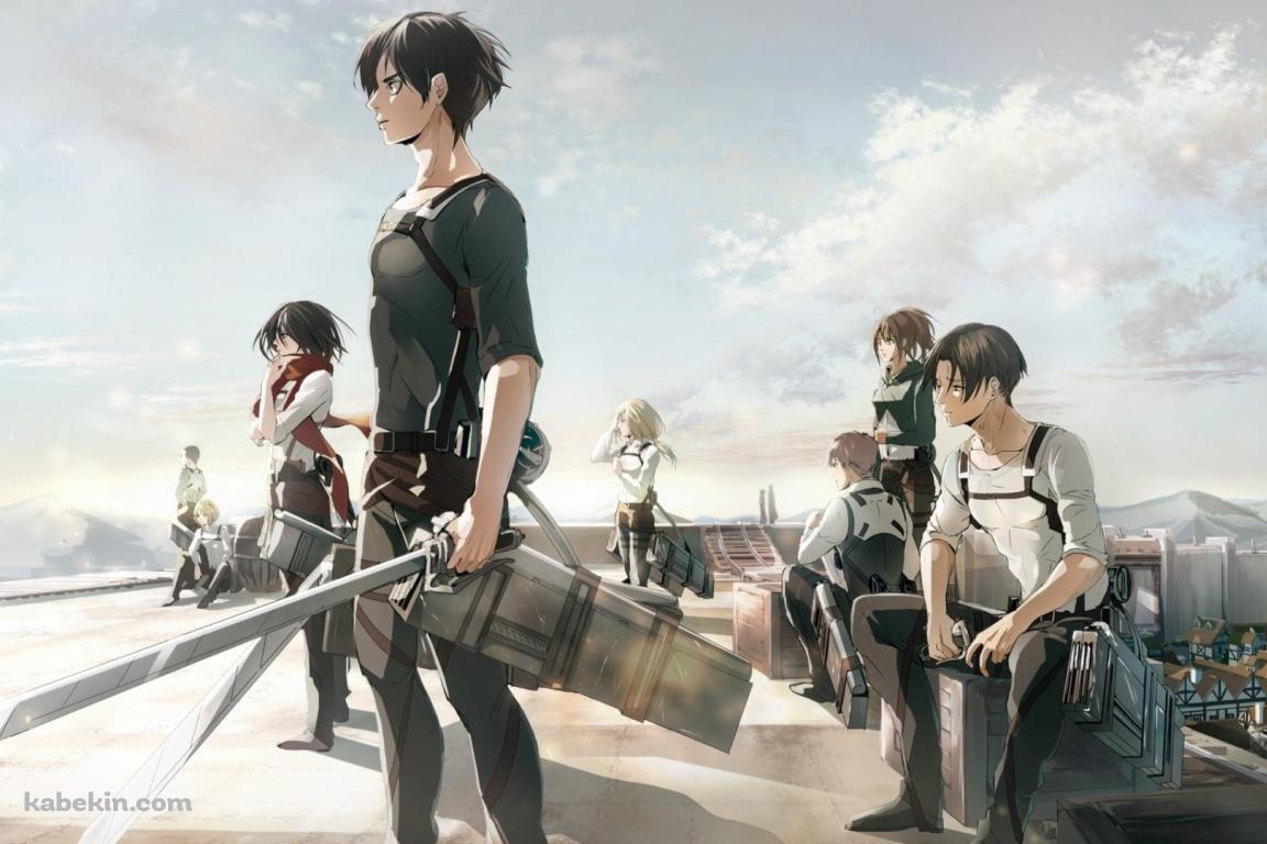 かっこいい進撃の巨人 イラストの壁紙(1152px x 768px) 高画質 PC・デスクトップ用