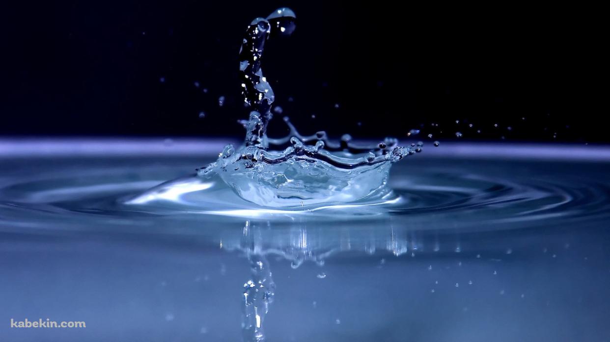 ウォータークラウン クローズアップの壁紙(1242px x 698px) 高画質 PC・デスクトップ用