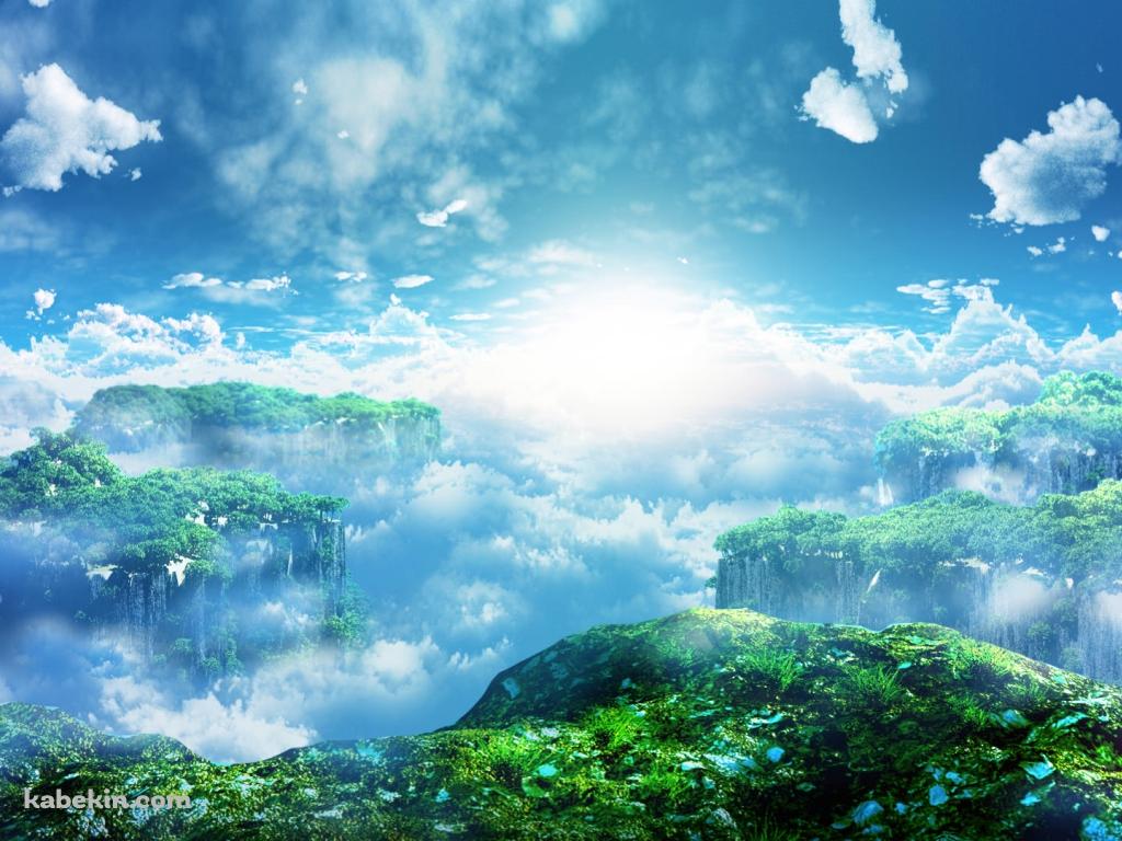 幻想的 ファンタジー 絶景の壁紙(1024px x 768px) 高画質 PC・デスクトップ用