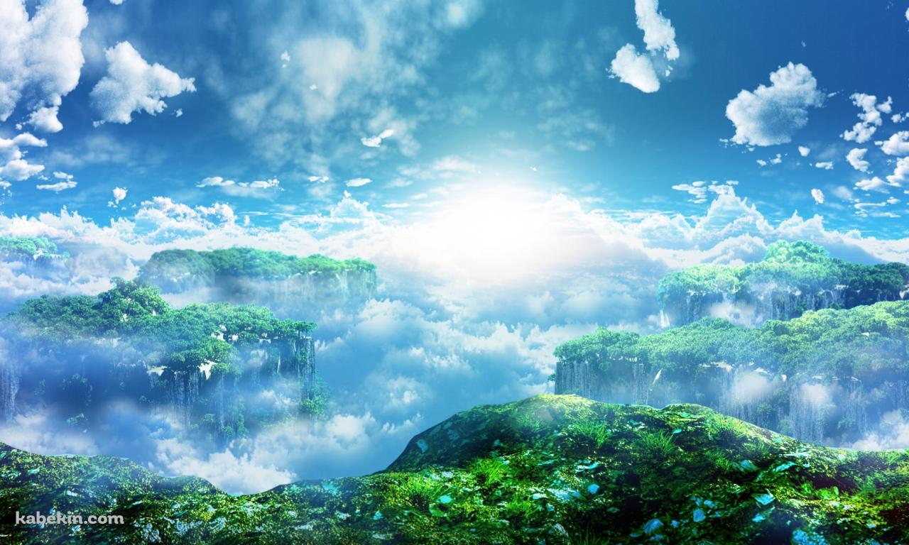 幻想的 ファンタジー 絶景の壁紙(1280px x 768px) 高画質 PC・デスクトップ用